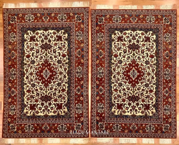 𝗘𝘅𝗾𝘂𝗶𝘀𝗶𝘁𝗲 𝗣𝗮𝗶𝗿 𝗼𝗳 𝗔𝗻𝘁𝗶𝗾𝘂𝗲 𝗜𝘀𝗳𝗮𝗵𝗮𝗻 𝗼𝗻 𝗥𝗮𝗶𝗻𝗯𝗼𝘄 𝗦𝗶𝗹𝗸 𝗙𝗿𝗶𝗻𝗴𝗲𝘀